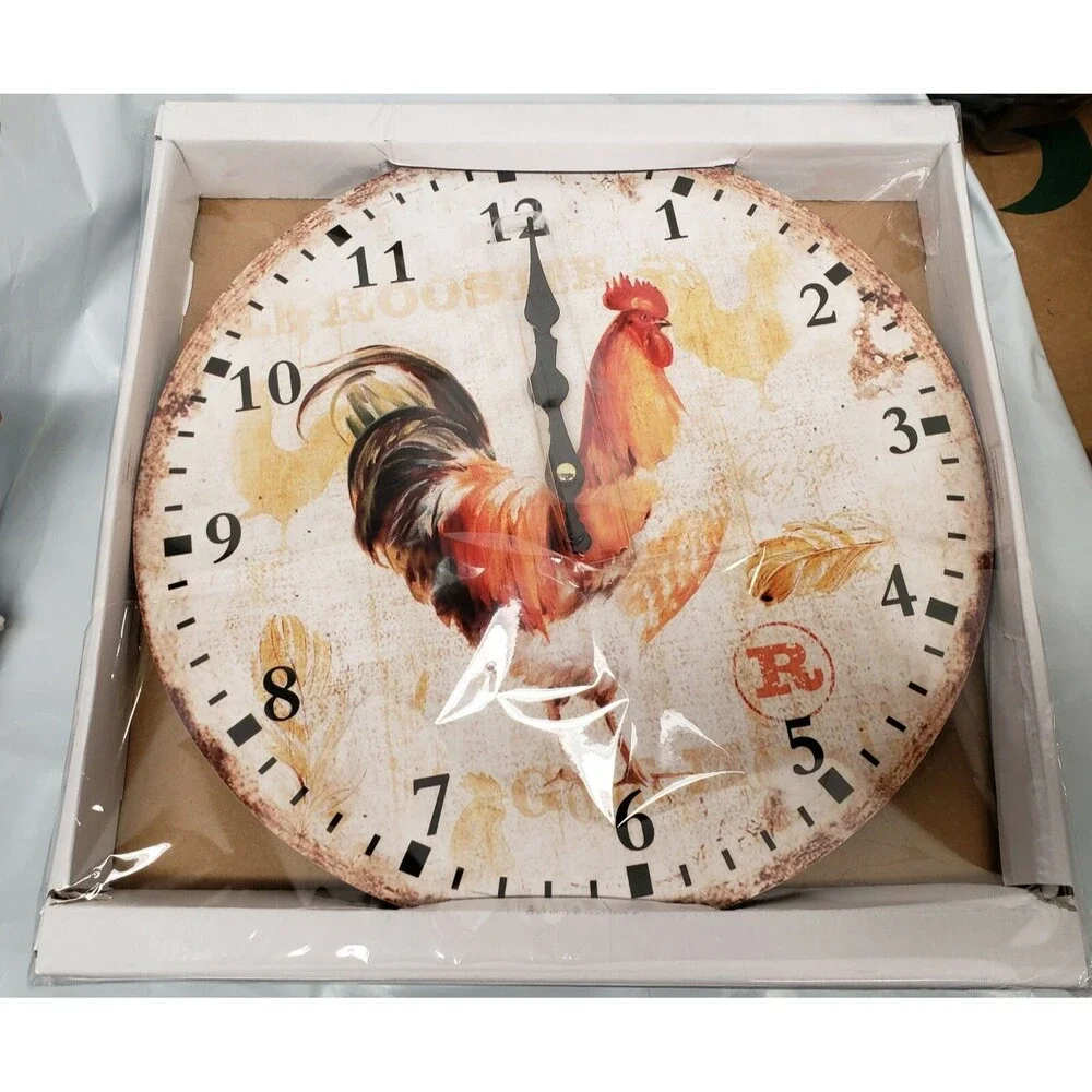 Kitchen Plastic Wall Clock, (approx. 12